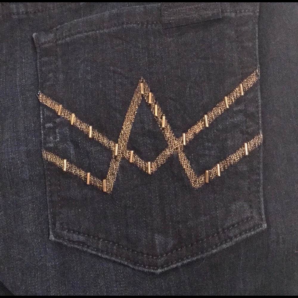 7 For All Mankind A-Pocket Flare Jeans -Dark Wash